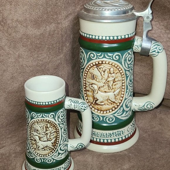 beer stein with matching mini stein - Picture 2 of 2